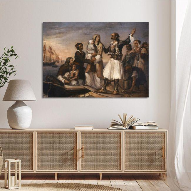 Canvas print The captain's farewell, Tsokos Dionysios