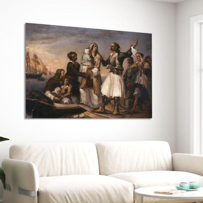 Canvas print The captain's farewell, Tsokos Dionysios