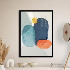 Abstract rocks II αφίσα κάδρο  Αφίσα πόστερ με μαύρη κορνίζα