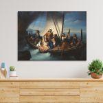 Canvas print The flight from Patras, Tsokos Dionysios