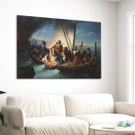 Canvas print The flight from Patras, Tsokos Dionysios
