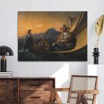Canvas print The flight from Parga, Tsokos Dionysios