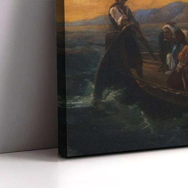 Canvas print The flight from Parga, Tsokos Dionysios