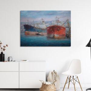 Canvas print Tanker ships I Framed canvas View 1 2