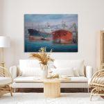 Canvas print Tanker ships I