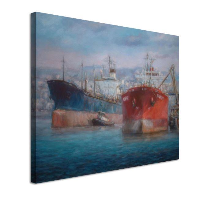 Canvas print Tanker ships I