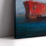 Canvas print Tanker ships