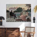 Canvas print On the terrace, Rizos I