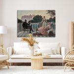 Canvas print On the terrace, Rizos I
