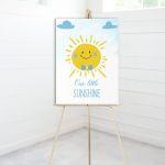Canvas print welcome to my baptism,Sun, boy