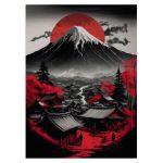 Red Japan I αφίσα κάδρο  Αφίσα