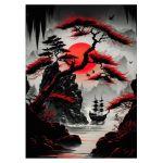 Red Japan II αφίσα κάδρο  Αφίσα