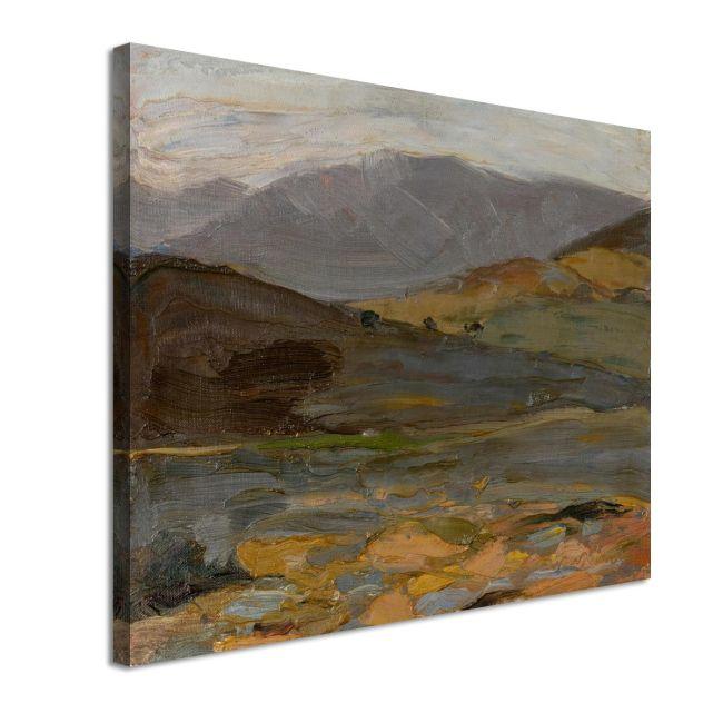 Πίνακας σε καμβά Θέα από το Γαλάτσι Λύτρας Καμβάς τελαρωμένος