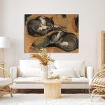 Canvas print Cats, Lytras