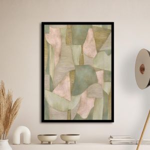 Abstract green forest, poster