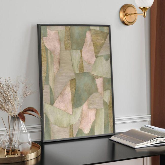 Abstract green forest, poster