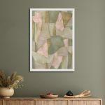 Abstract green forest, poster