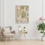 Abstract green forest, poster