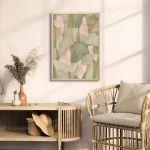 Abstract green forest, poster