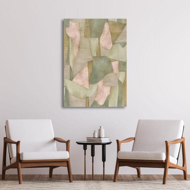 Abstract green forest, poster