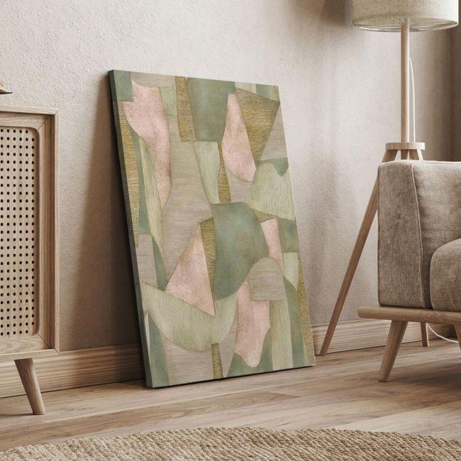 Abstract green forest, poster