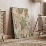 Abstract green forest, poster