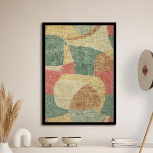 Abstract faces, poster