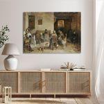 Canvas print The obituaries from Psara, Lytras