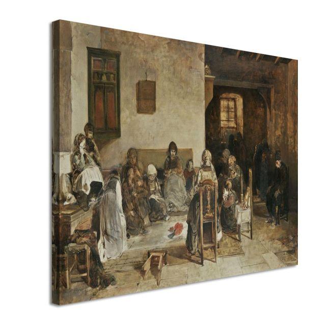 Canvas print The obituaries from Psara, Lytras