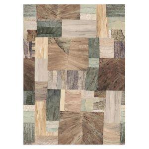 Wooden mosaic αφίσα κάδρο  Αφίσα πόστερ με μαύρη κορνίζα 2