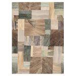 Wooden mosaic, poster