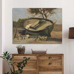 Canvas print Boat on the shore, Altamuras I