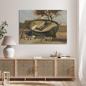 Canvas print Boat on the shore Altamuras I Framed canvas View 1 2