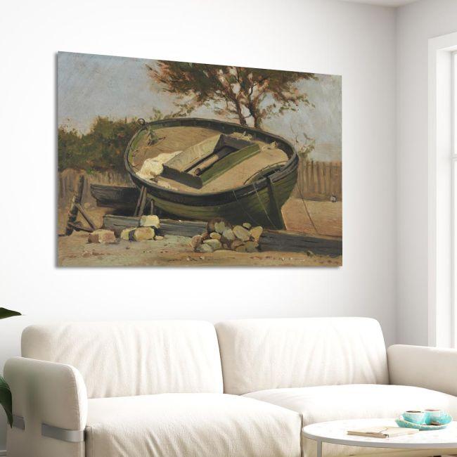 Canvas print Boat on the shore, Altamuras I