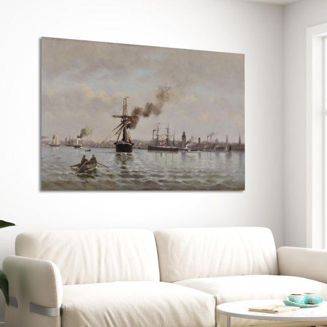 Canvas print The harbor of Copenhagen, Altamuras I