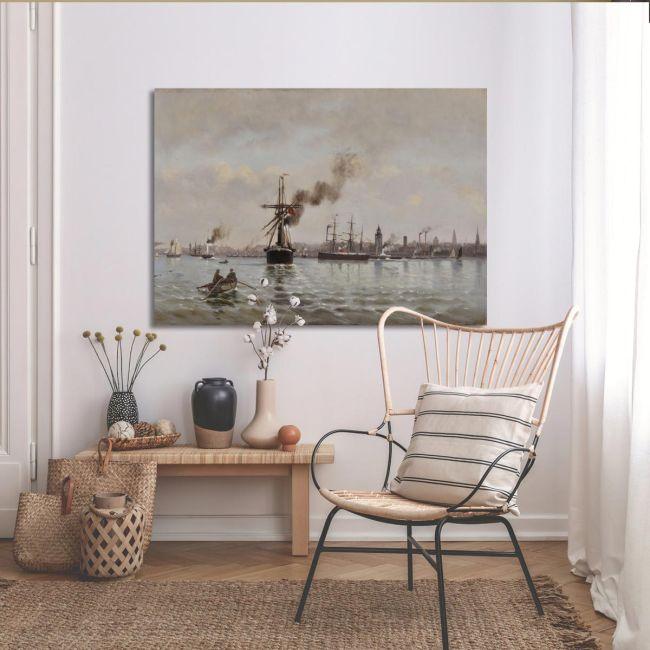 Canvas print The harbor of Copenhagen, Altamuras I