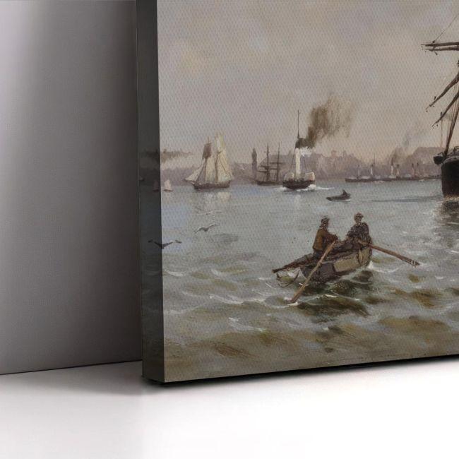 Canvas print The harbor of Copenhagen, Altamuras I