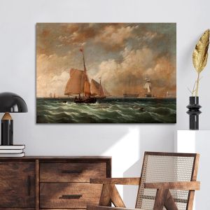 Πίνακας σε καμβά Στο λιμάνι της Κοπεγχάγης Αλταμούρας Ι Καμβάς τελαρωμένος