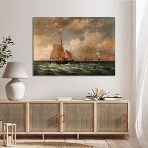 Canvas print In the port of Copenhagen Altamouras I Framed canvas View 1 2