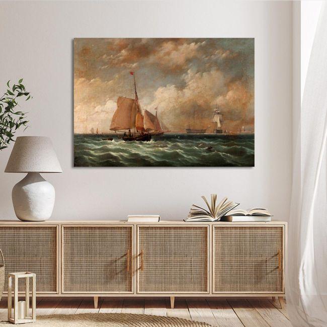 Canvas print In the port of Copenhagen, Altamouras I