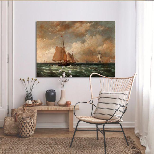 Canvas print In the port of Copenhagen, Altamouras I