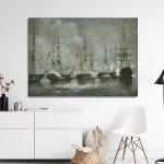 Canvas print Naval battle of Nafpaktos, Altamouras I