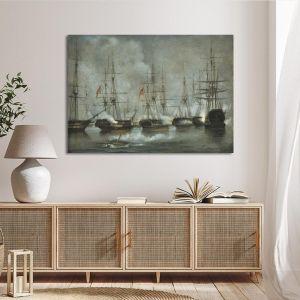 Canvas print Naval battle of Nafpaktos Altamouras I Framed canvas View 1 2