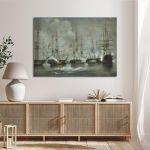 Canvas print Naval battle of Nafpaktos, Altamouras I