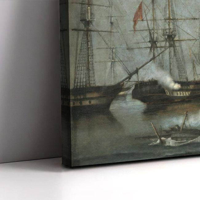 Canvas print Naval battle of Nafpaktos, Altamouras I