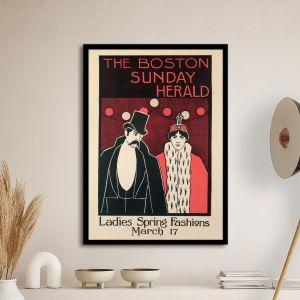 Ladies spring fashions, poster