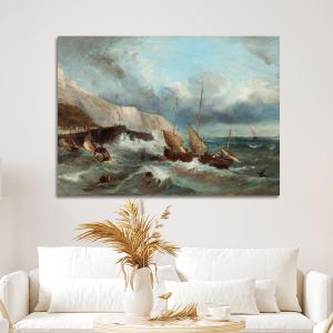 Πίνακας σε καμβά Δαμάζοντας τα κύματα Αλταμούρας Ι Καμβάς τελαρωμένος