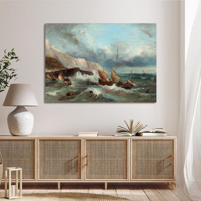 Canvas print Taming the waves, Altamouras I