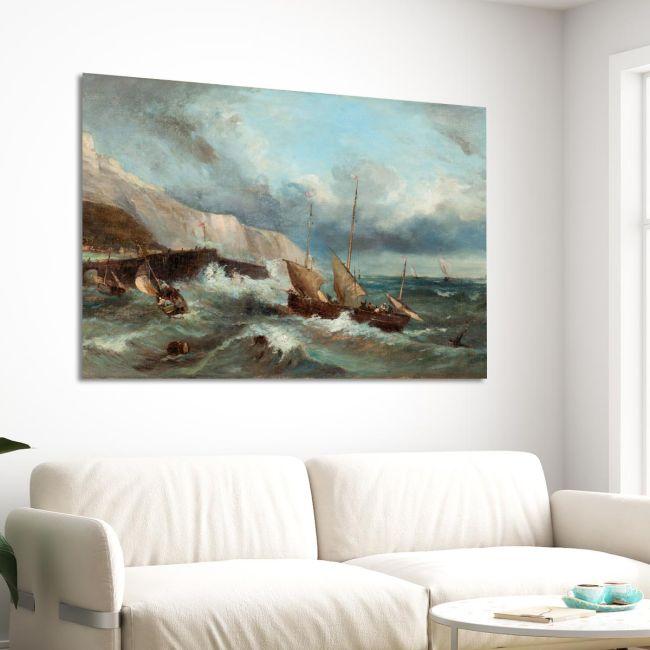 Canvas print Taming the waves, Altamouras I