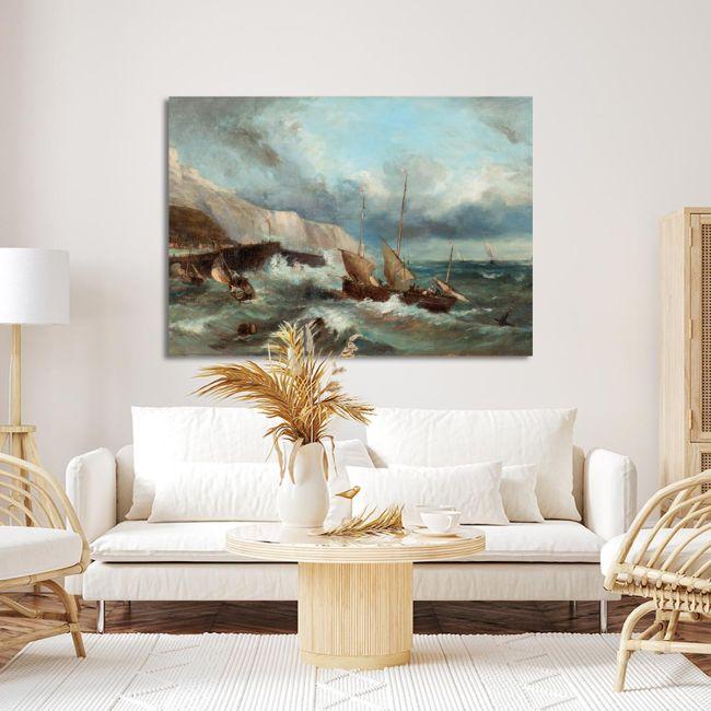 Canvas print Taming the waves, Altamouras I